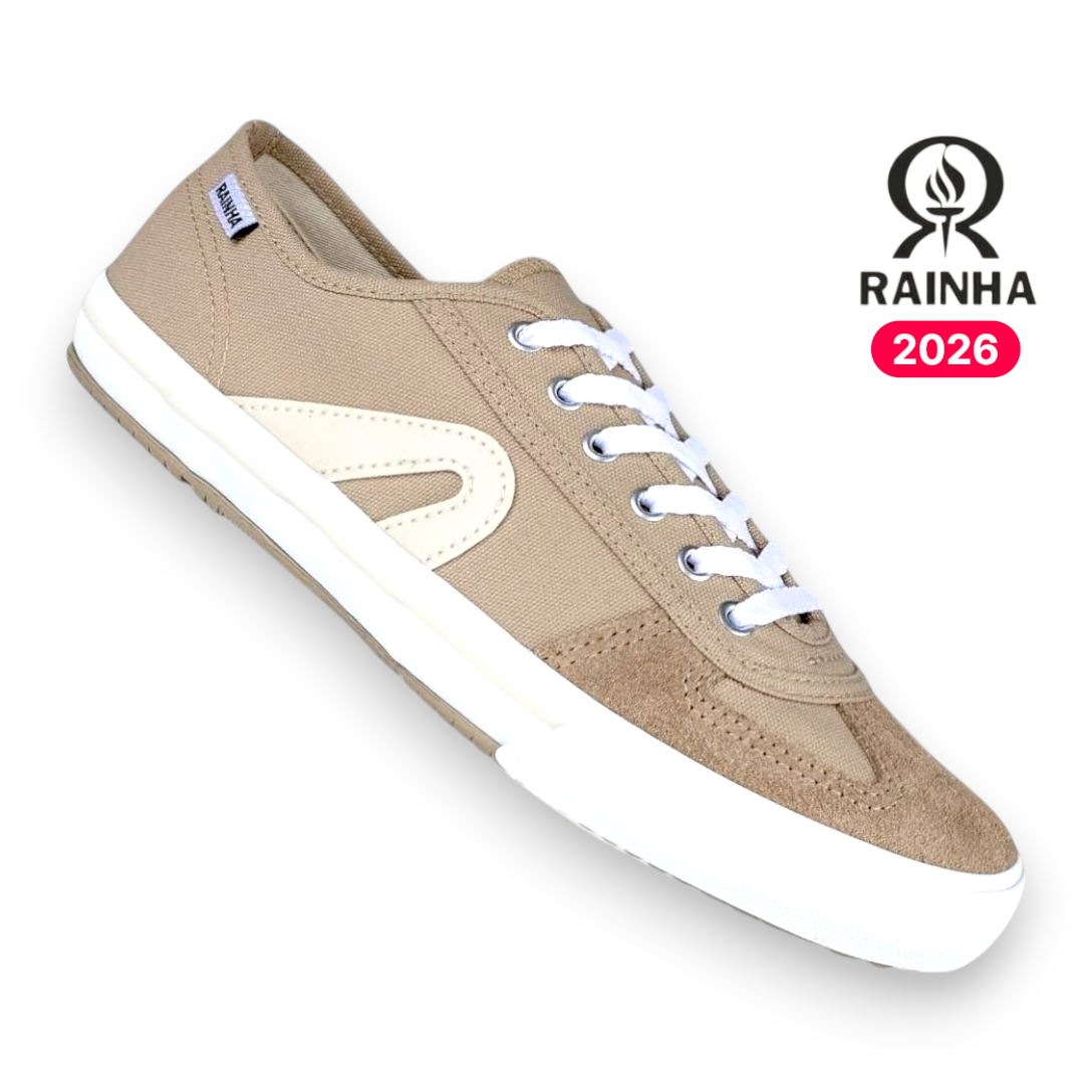 Rainha VL 2500 - Brazilian Capoeira Shoes - Beige - ZumZum